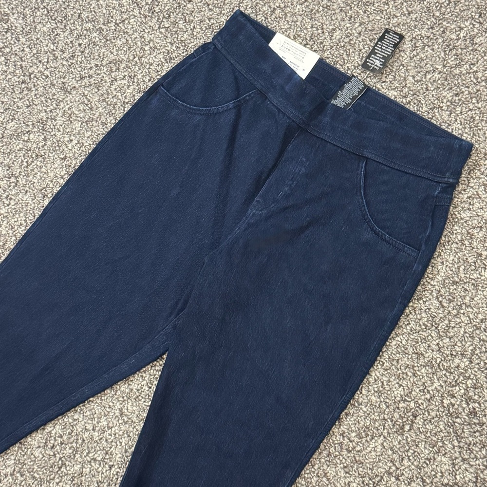 HUE Navy Blue Jeggings - Picture 3 of 6